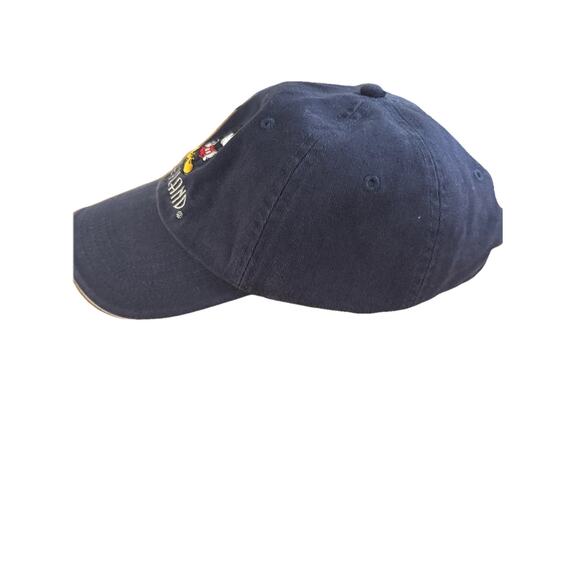 Disneyland RESORTS Mickey Mouse Embroidered Strap Blue Hat OS Blue Adjustable - Picture 2 of 6